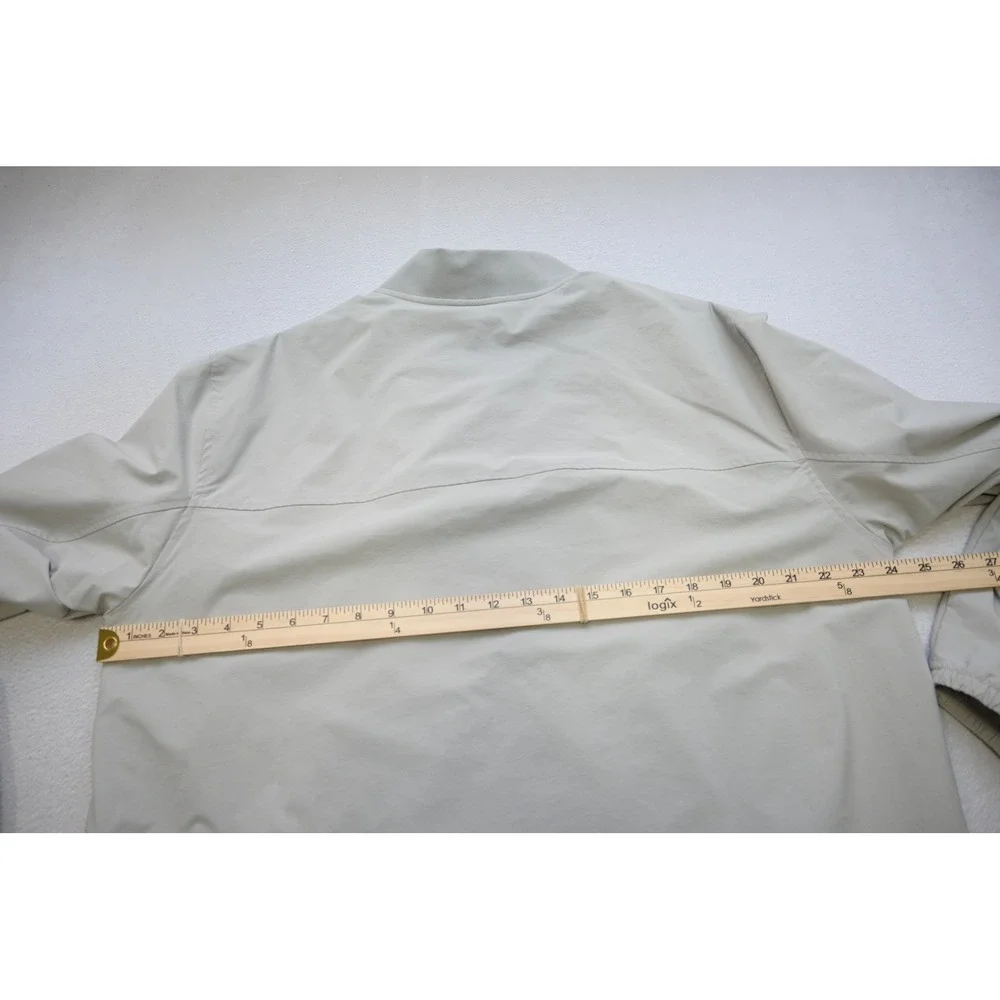 VRST Bomber‎ Jacket Mens Large Grey Stretch Full Zip Lightweight Excellent
